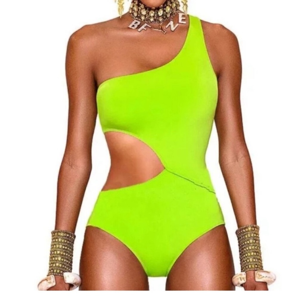 NEW! BFyne neon cutout swimsuit